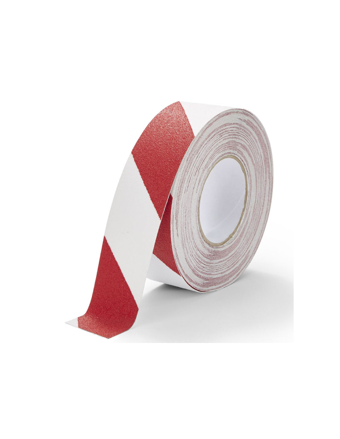 Cinta Adhesiva Antideslizante Estándar. Color Rojo-Blanco