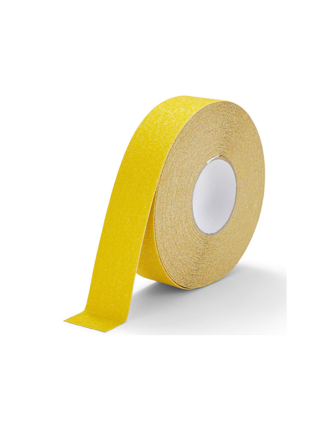 Cinta Adhesiva Antideslizante Grano Grueso. Color Amarillo