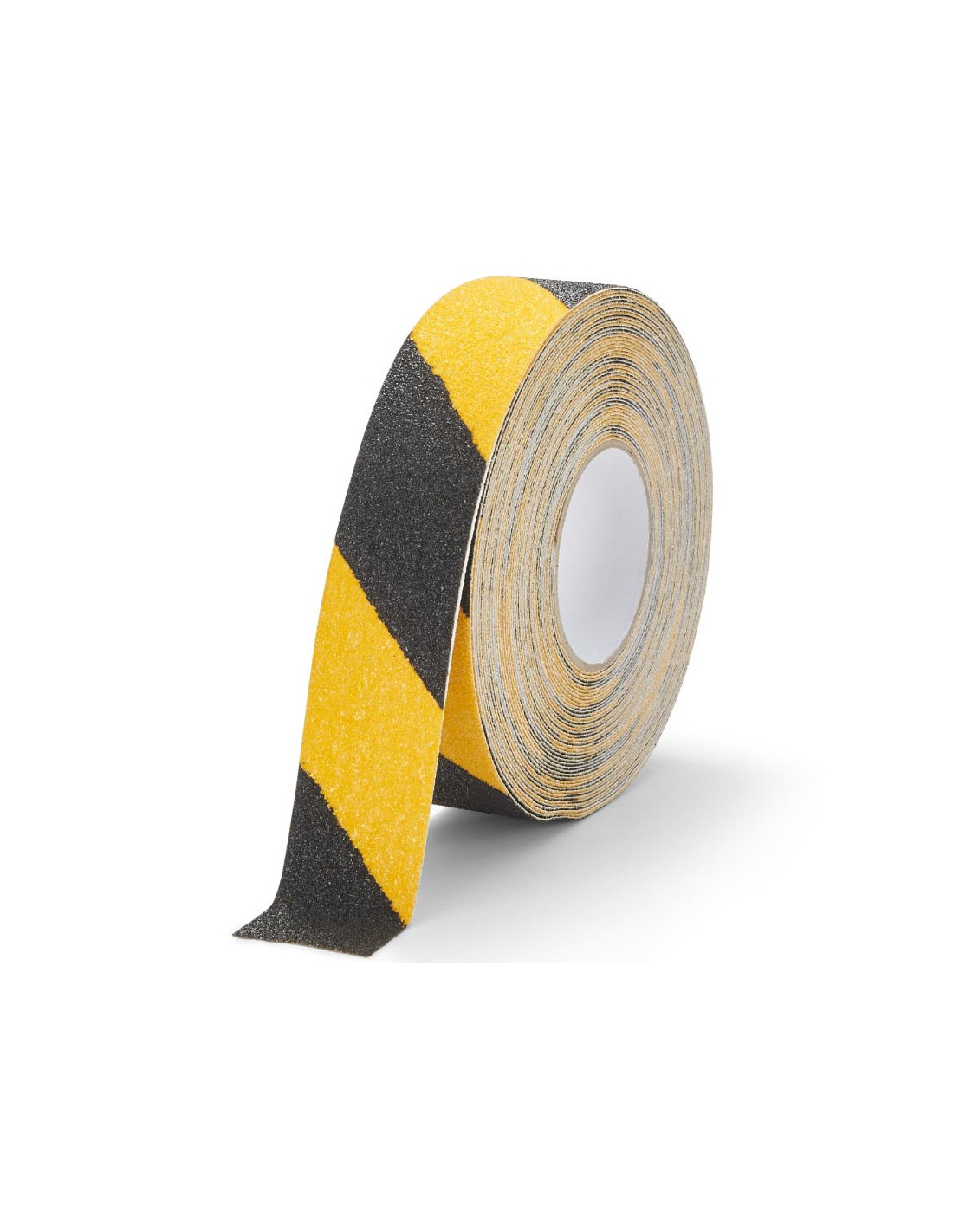 Cinta Adhesiva Antideslizante Grano Grueso. Amarillo-Negro