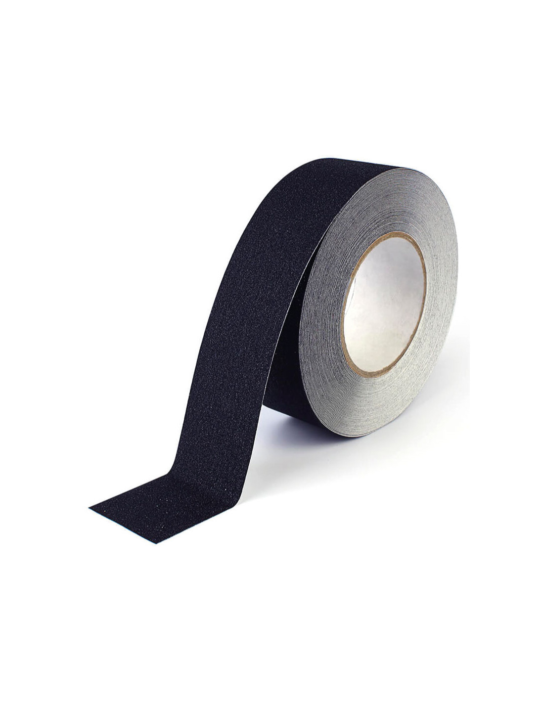 Cinta Adhesiva Antideslizante Abrasivo Suave. Color Negro