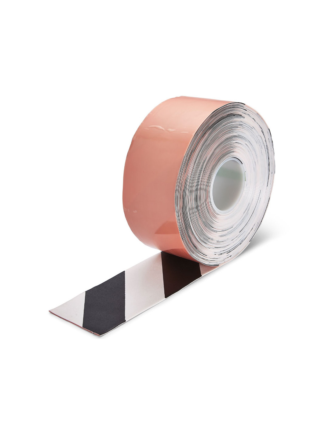 Cinta Adhesiva de Marcado PermaStripe. Color Blanco-Negro