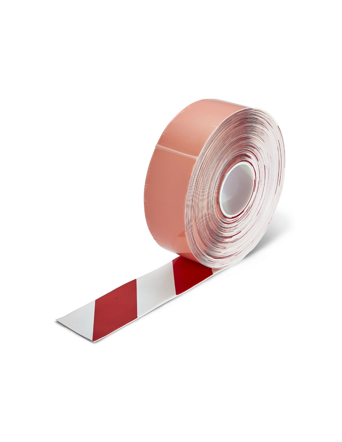 Cinta Adhesiva de Marcado PermaStripe. Color Blanco-Rojo