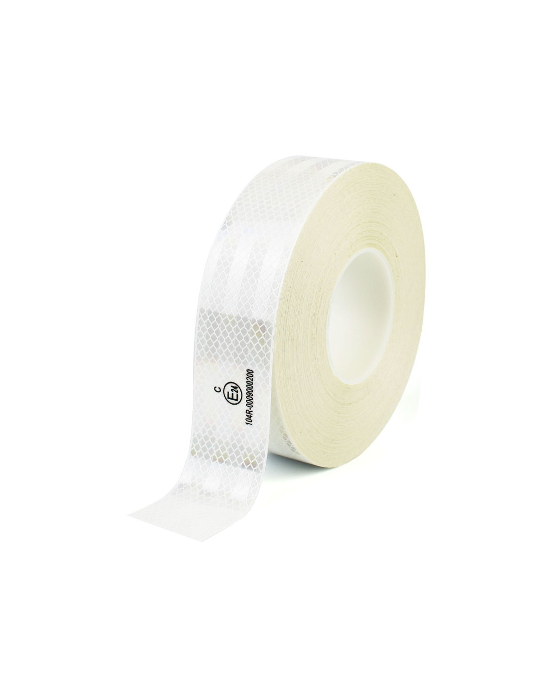 Cinta Adhesiva Reflectante para Vehículos. Color Blanco