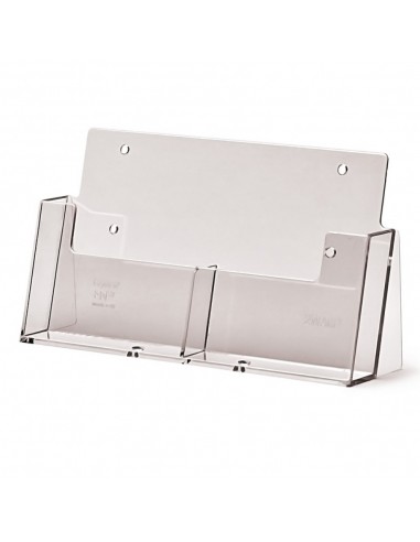 Expositor Plexiglas Sobremesa Folletos A6  Doble