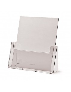 Expositor Plexiglas Sobremesa de Folletos A4 1 Compartimento