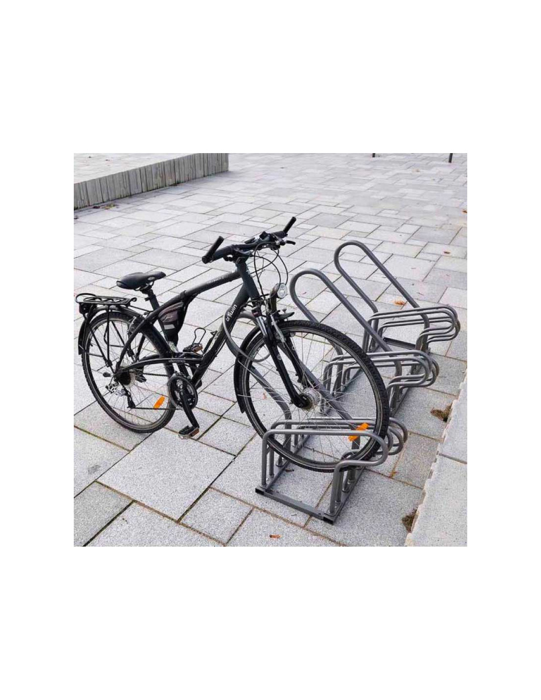 Aparca Bicicletas Premium Modelo Optimum. 6 Plazas