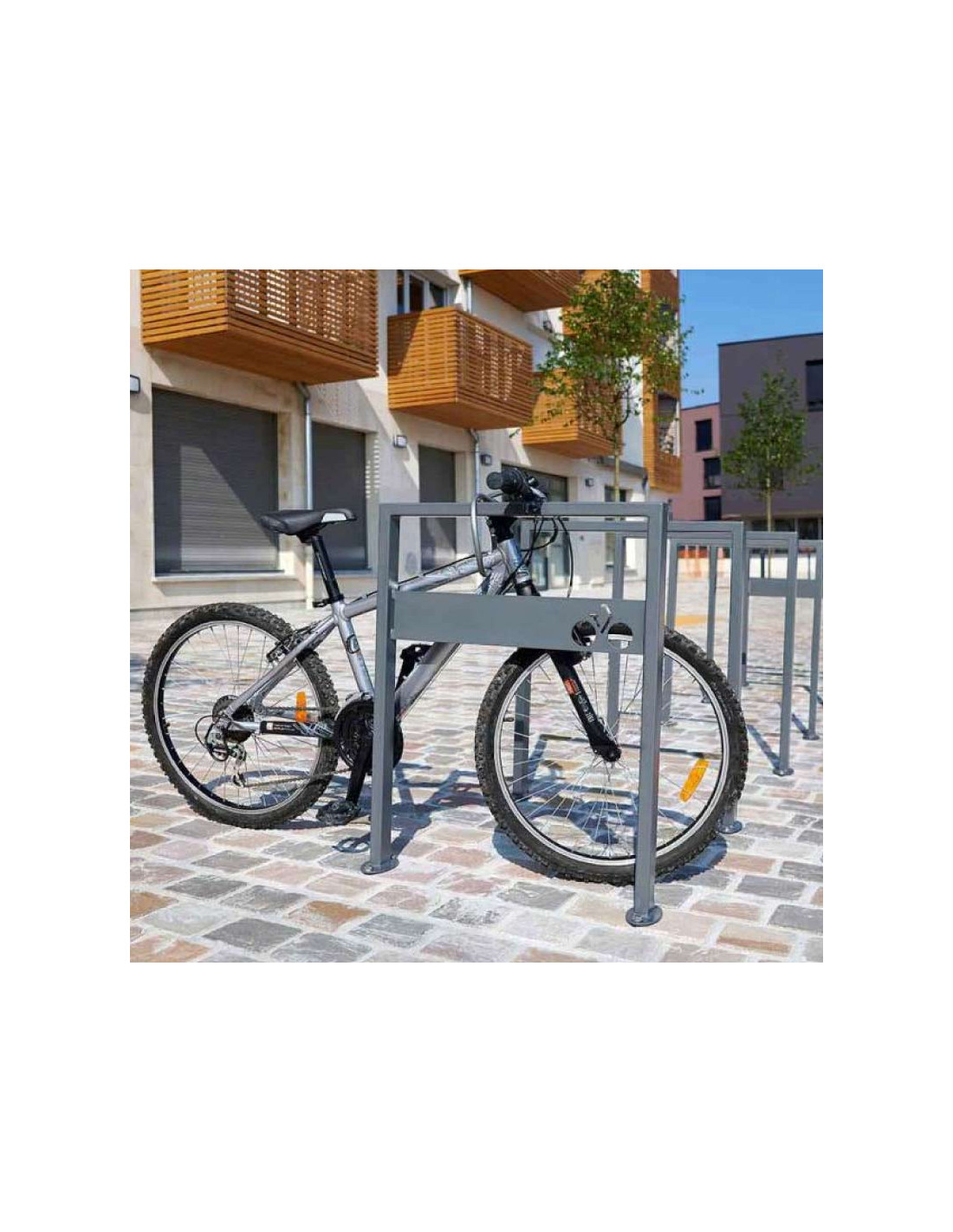 Arco para Bicicletas y Motos Modelo Milán. Con Icono