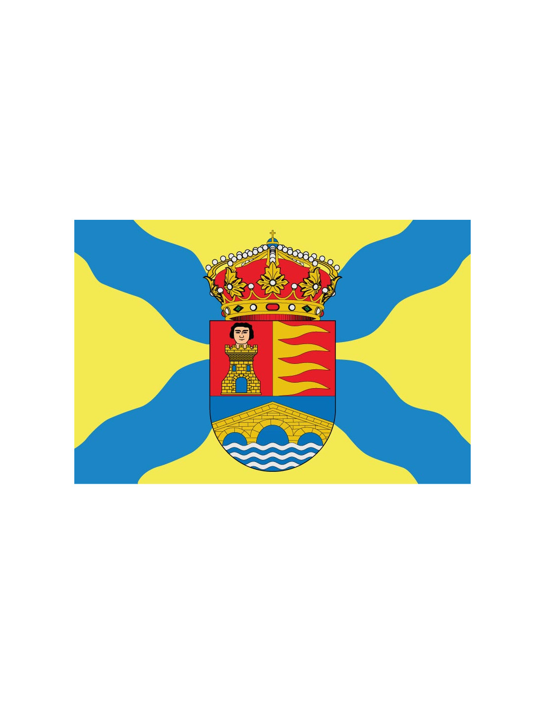 Bandera de Cabezón de Pisuerga