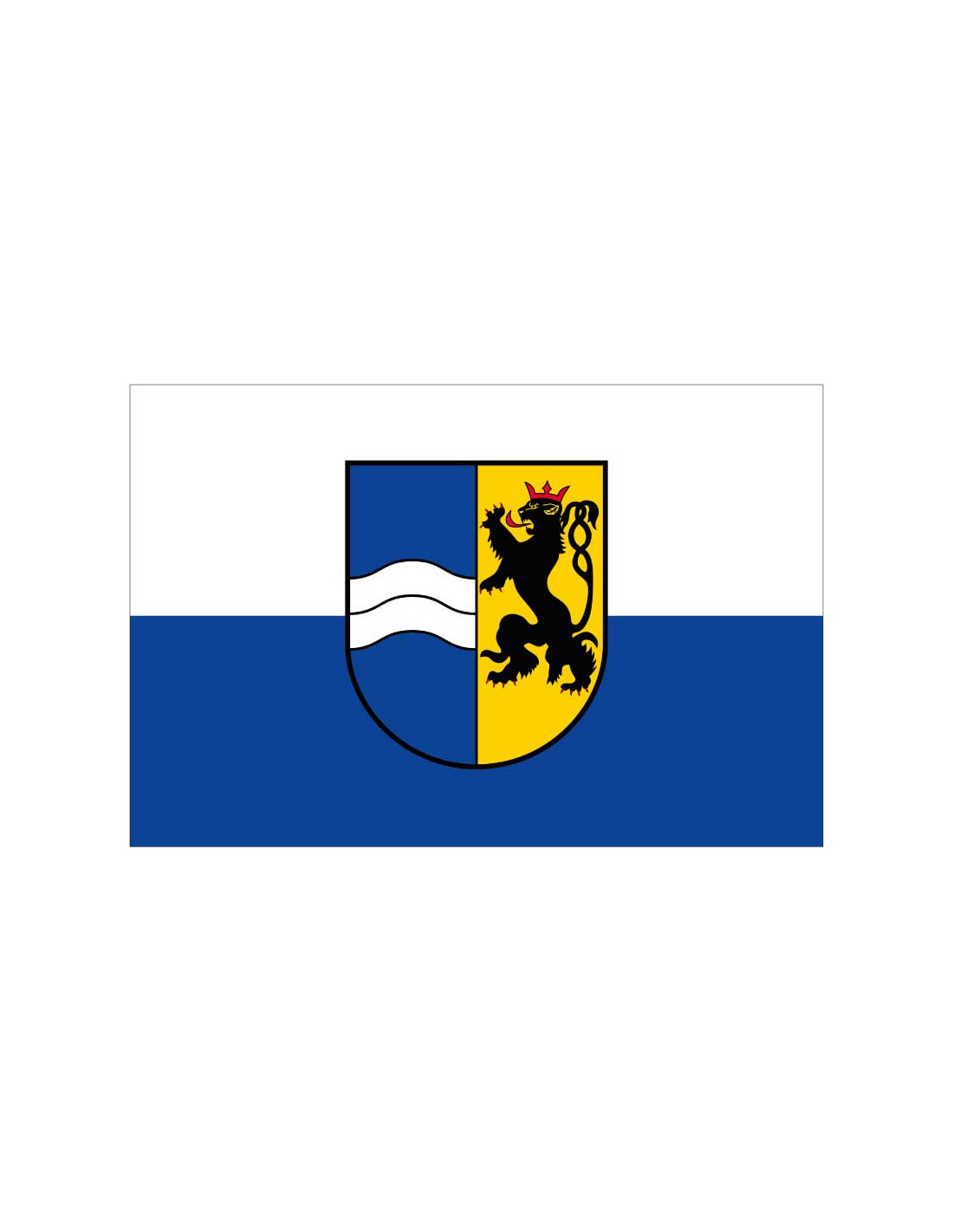 Bandera de Landkreis Rhein-Neckar