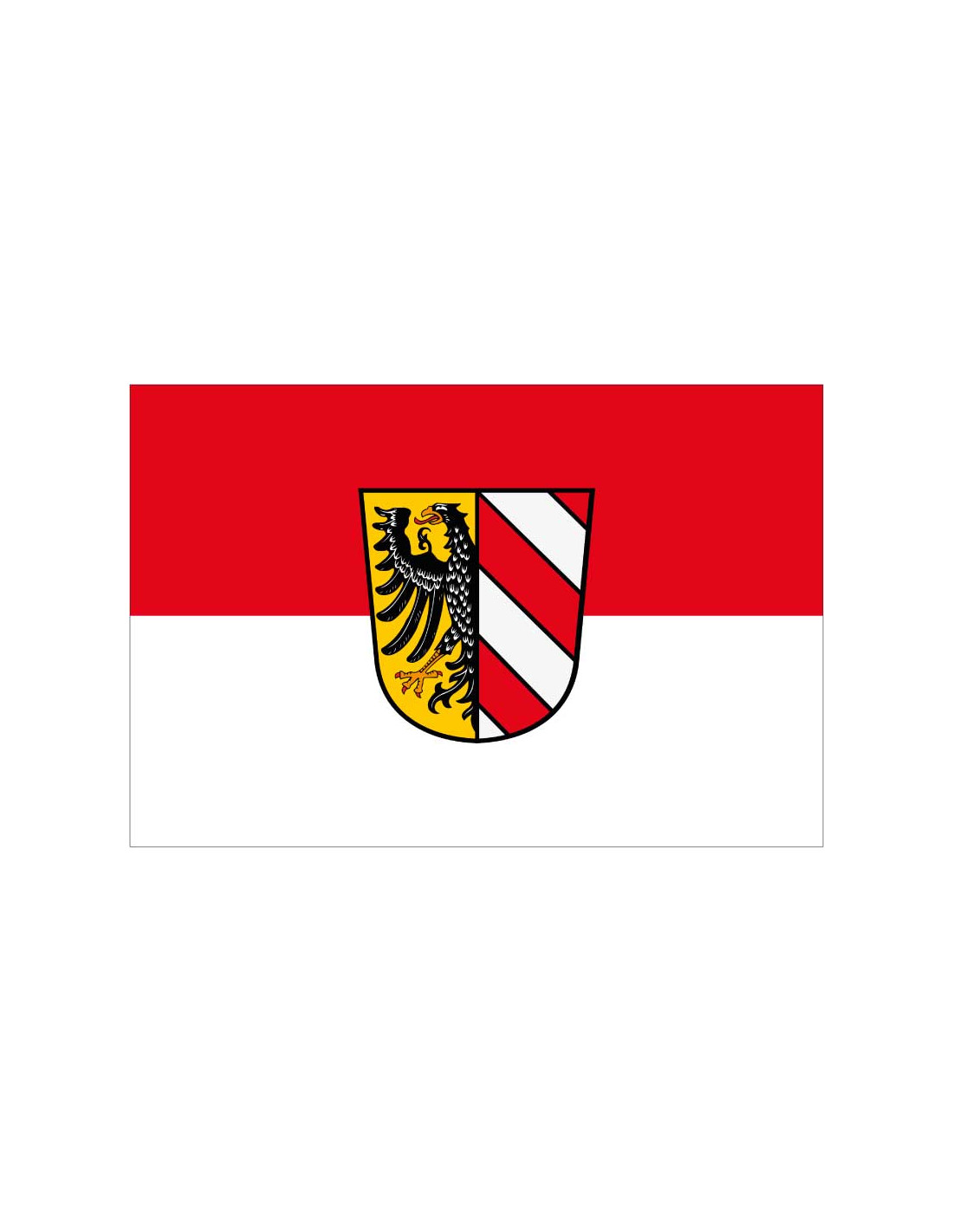 Bandera de Nürnberg. Núremberg
