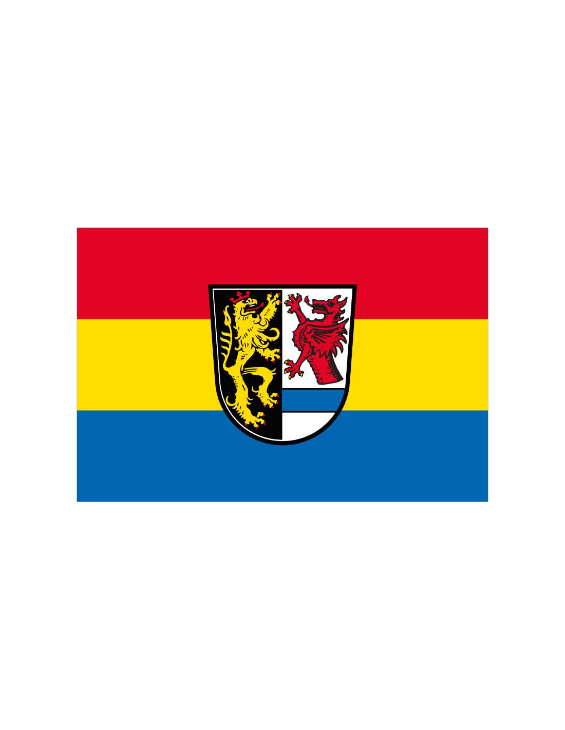 Bandera de Landkreis Tirschenreuth