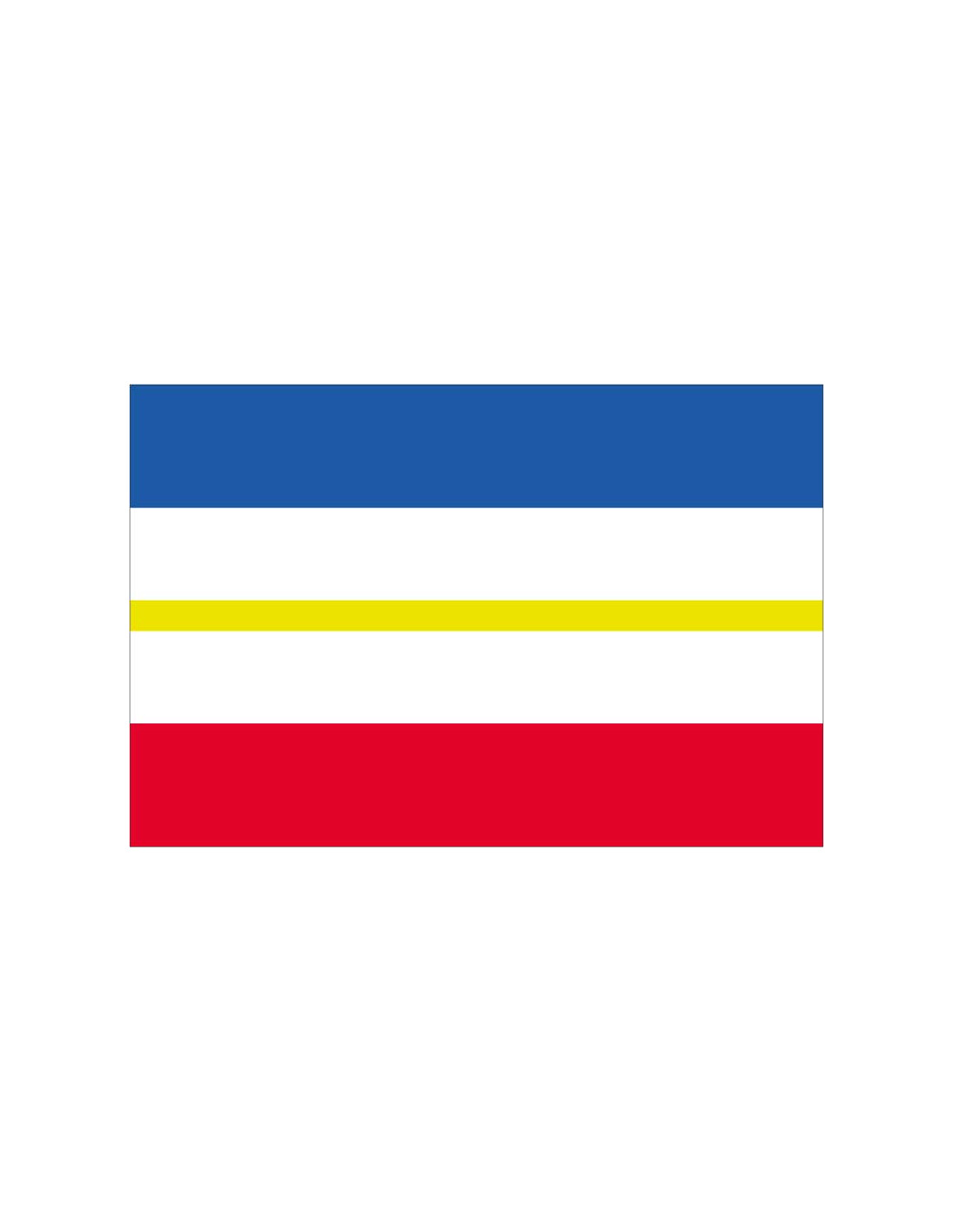 Bandera de Mecklenburg-Vorpommern. Pomerania Occidental