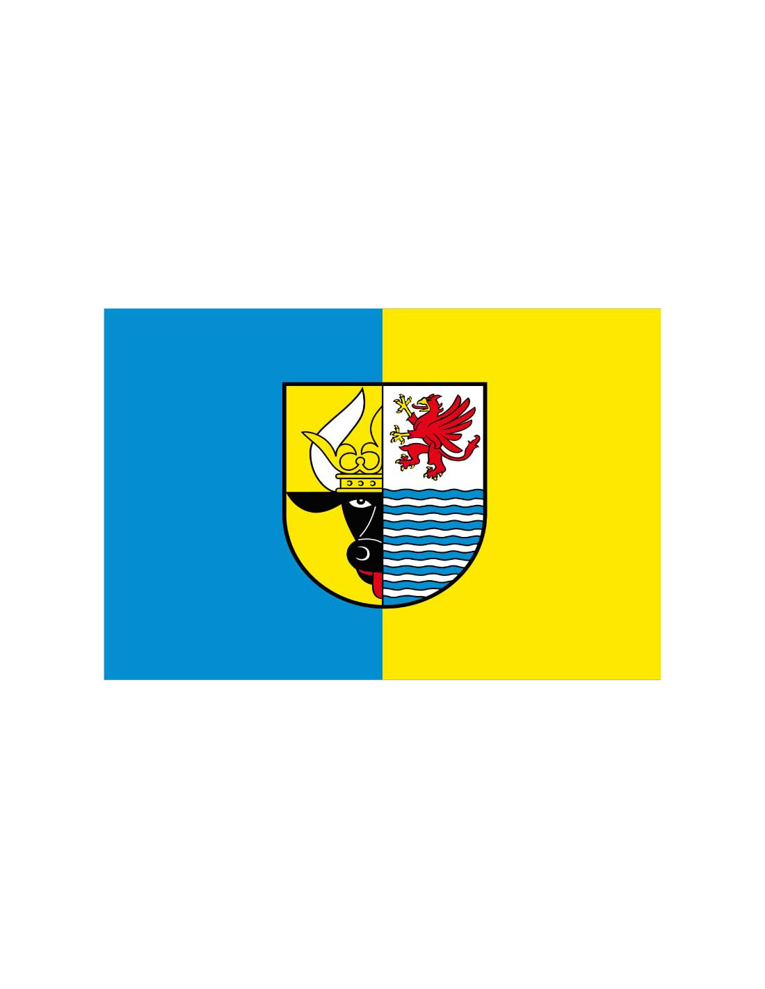 Bandera de LandKreis Mecklenburgische Seenplatte