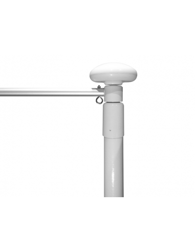 Mástil Fibra de Vidrio 6 m. 1 Pieza Con Brazo