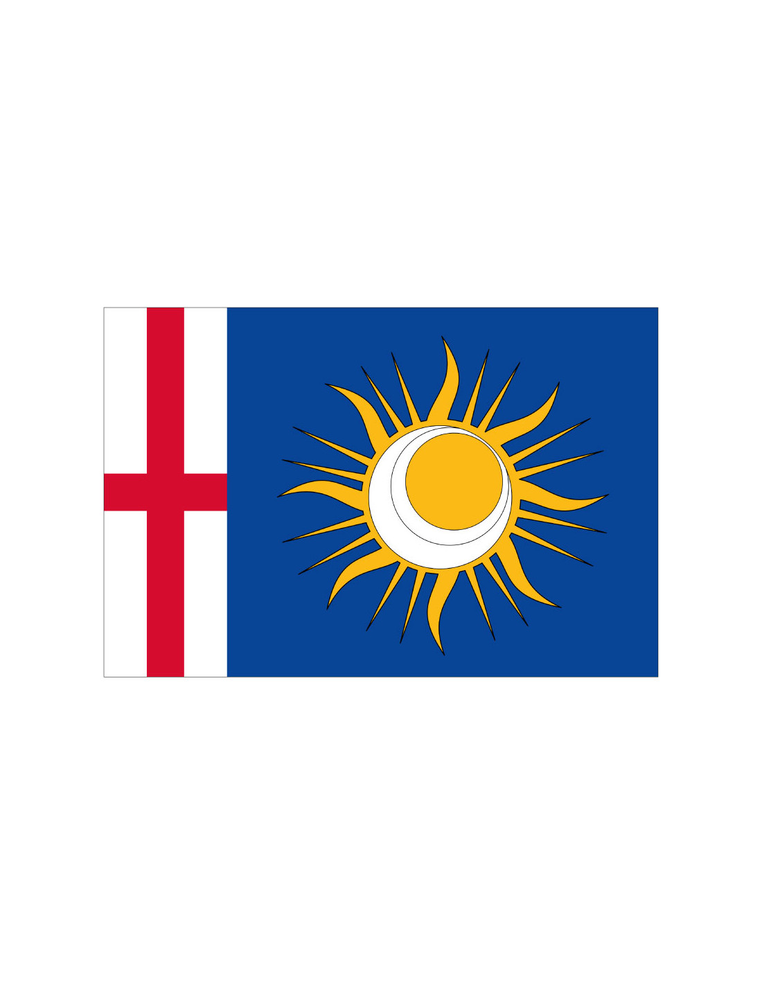 Bandera Città Metropolitana di Milano