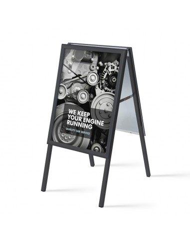 Caballete de Aluminio / 50 X 70 cm. / Negro