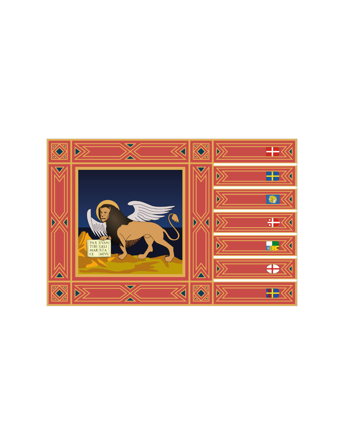 Bandera Regione di Il Veneto