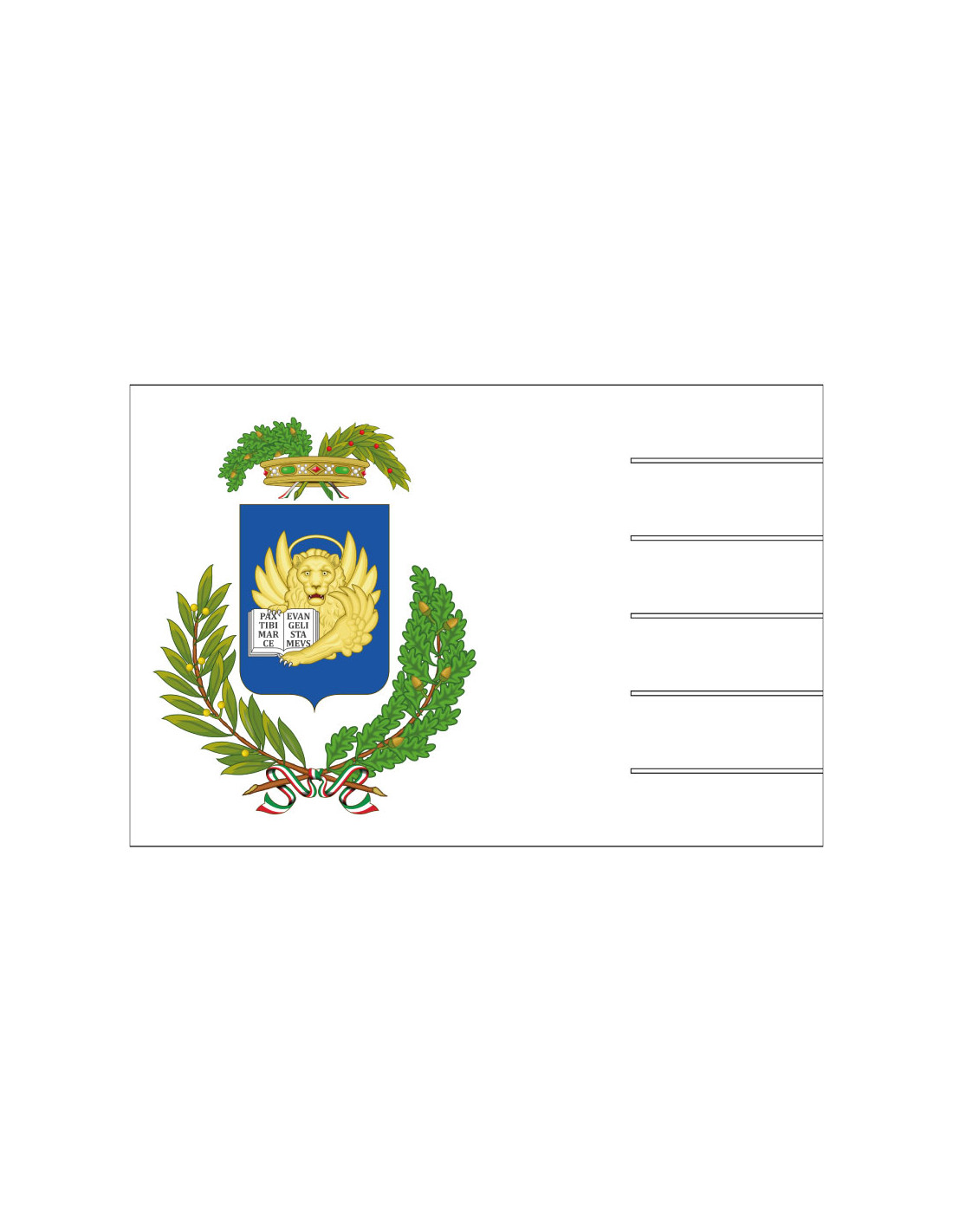 Bandera Città Metropolitana di Venezia