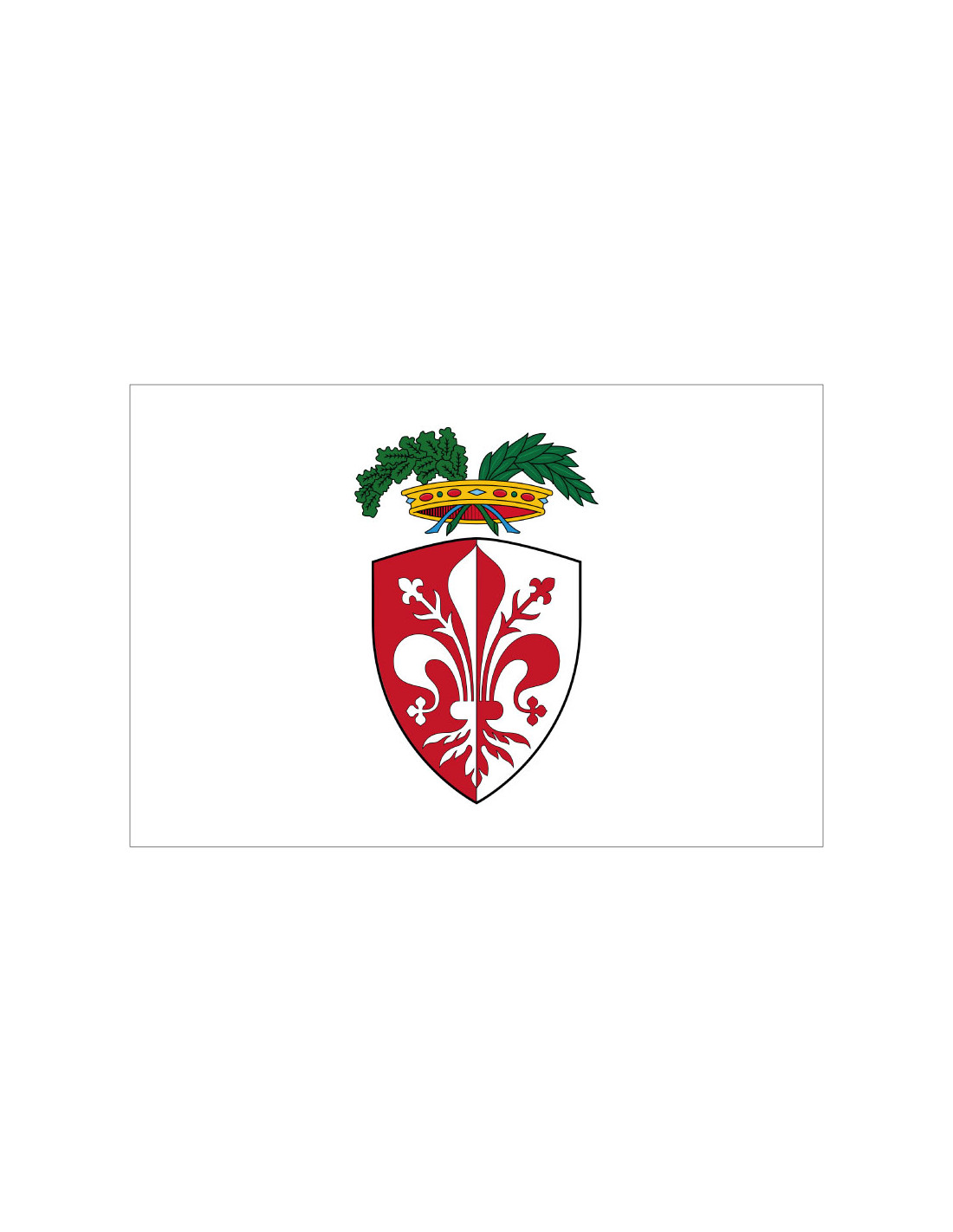 Bandera Città Metropolitana di Firenze. Florencia