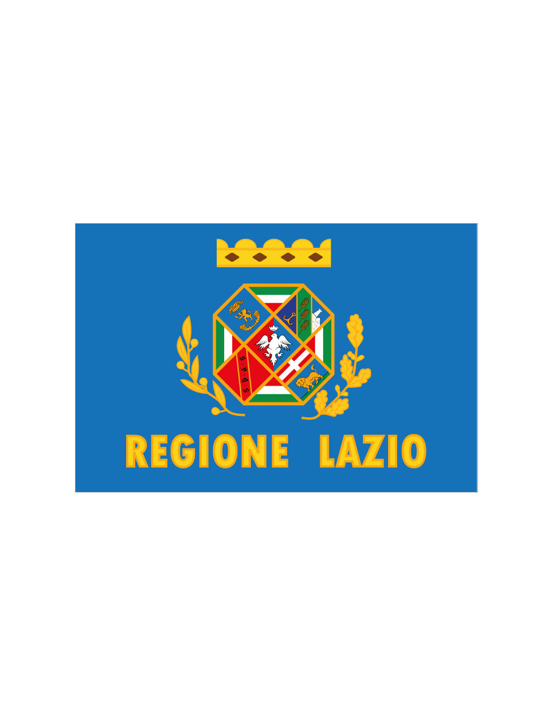 Bandera Regione di Il Lazio