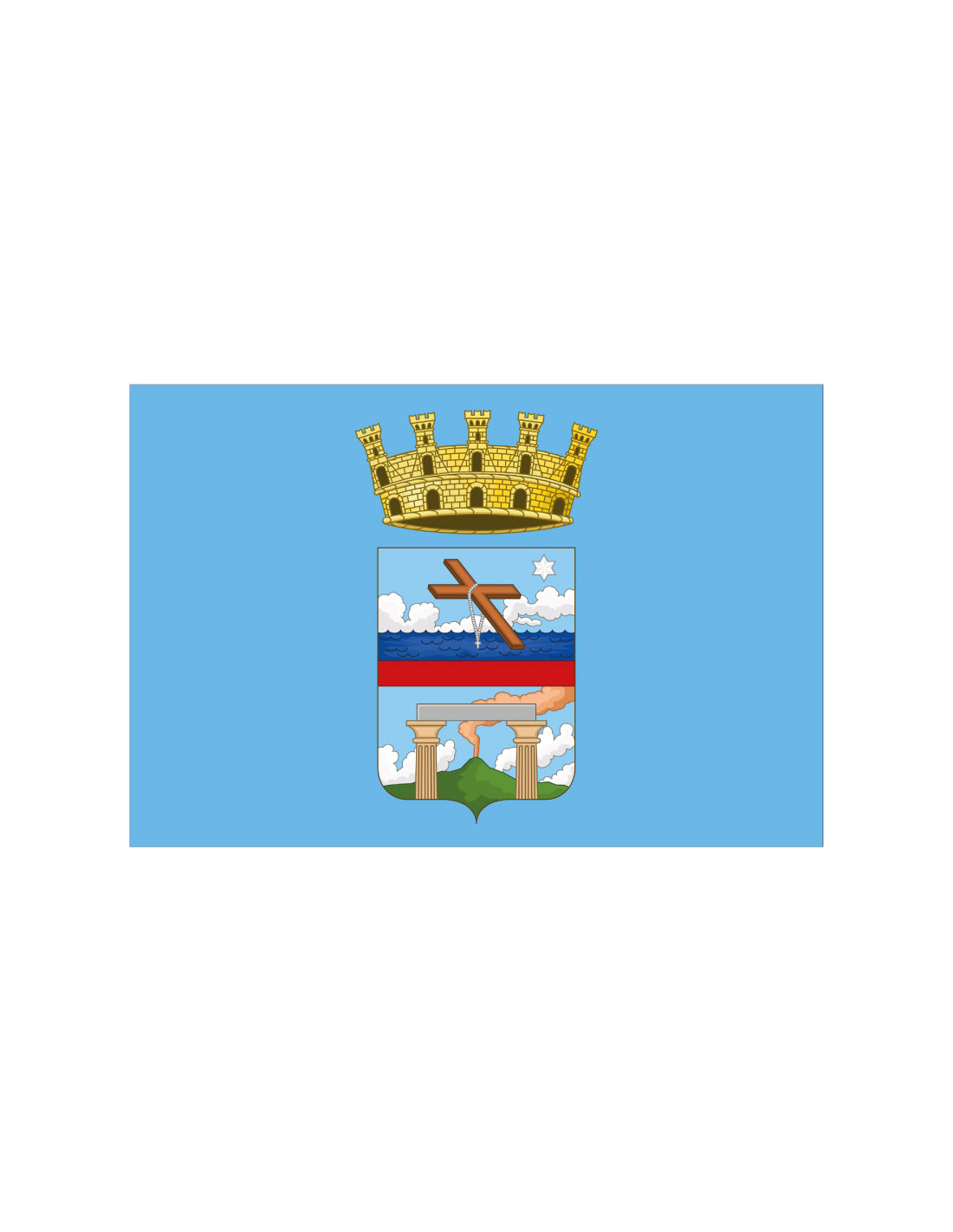 Bandera di Pompei. Pompeya