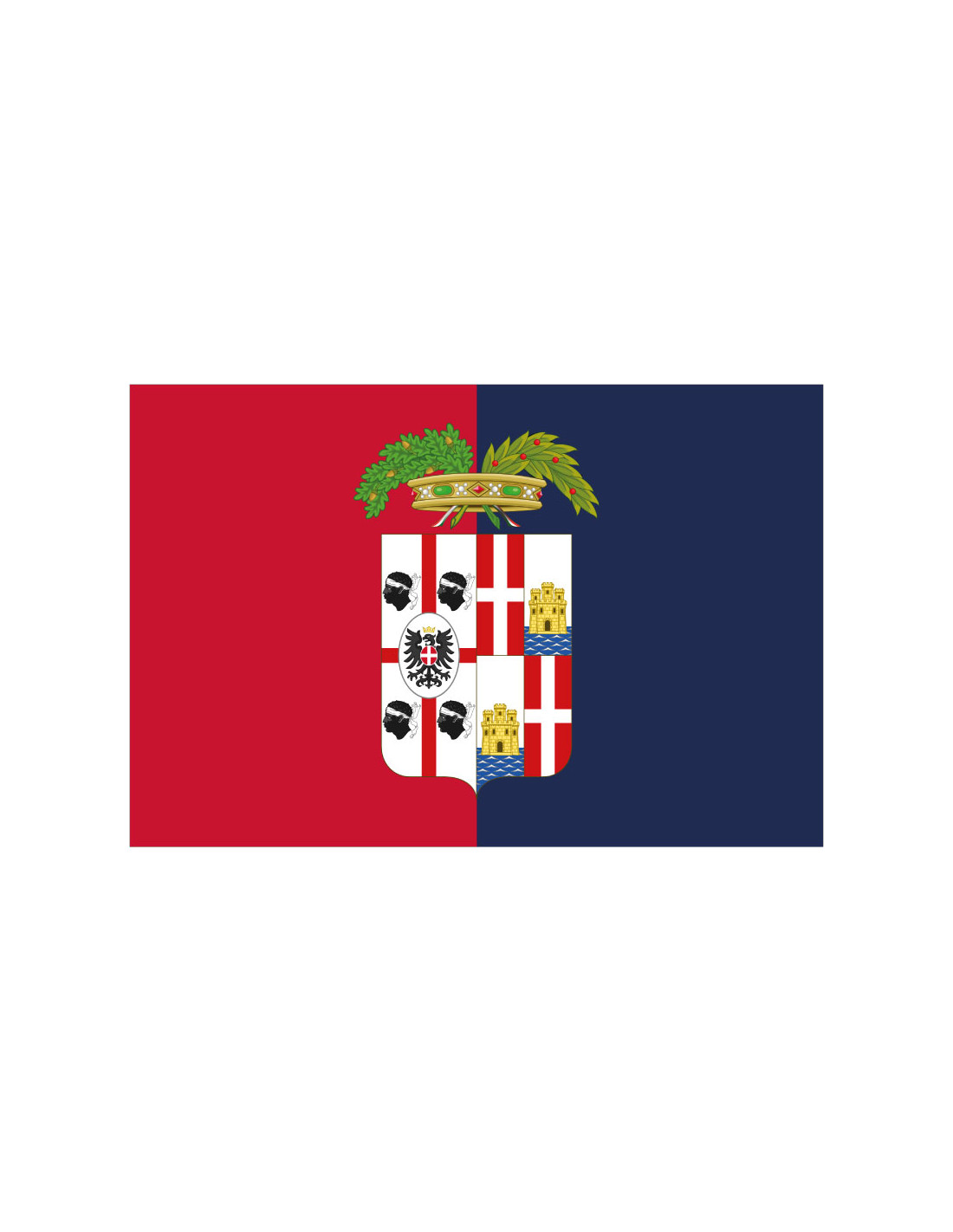 Bandera Città Metropolitana di Cagliari