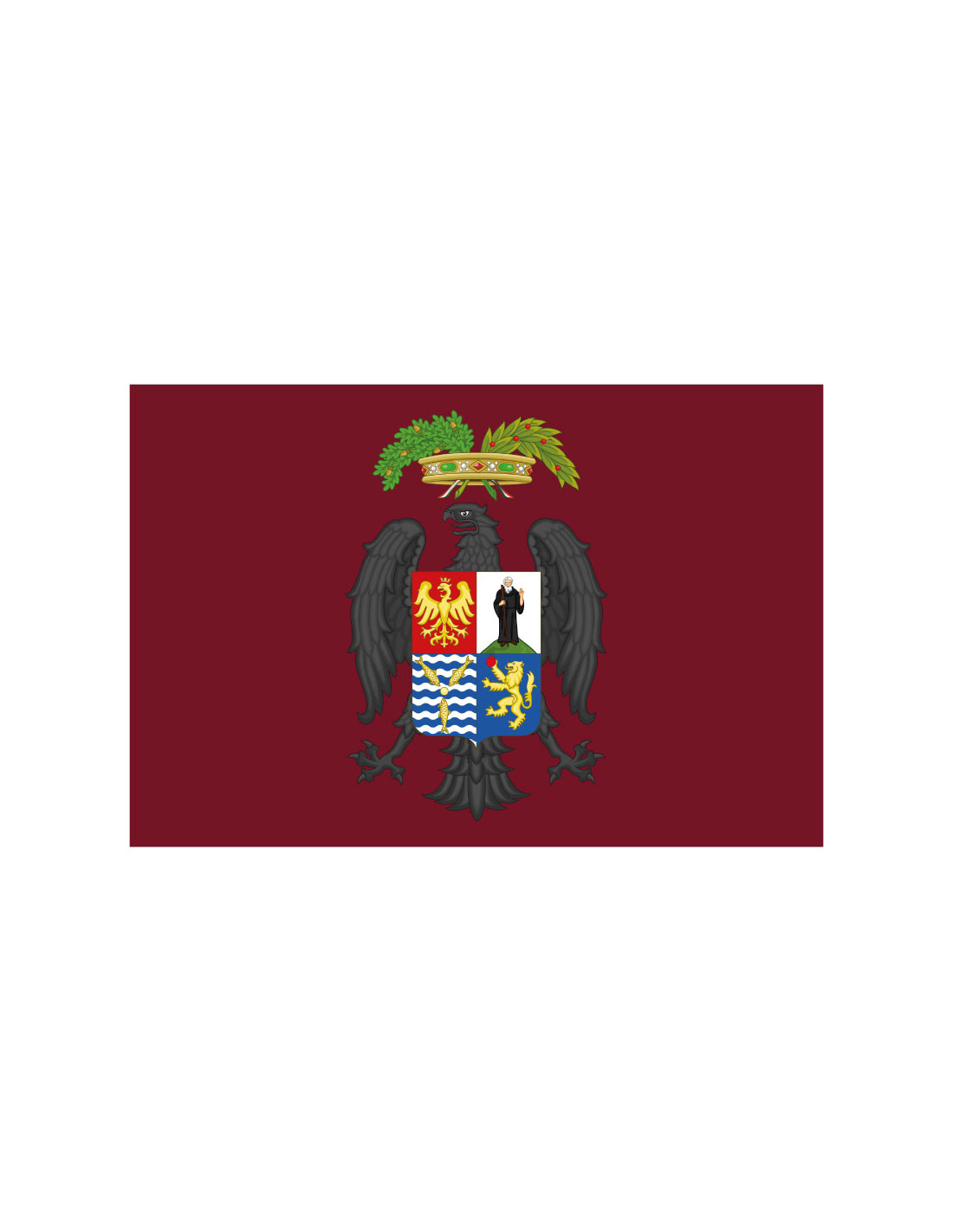 Bandera Città Metropolitana di Palermo