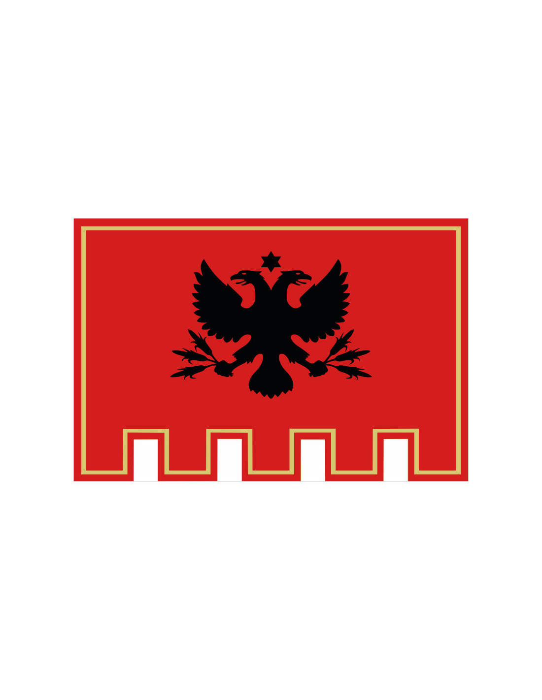 Bandera di Piana degli Albanesi