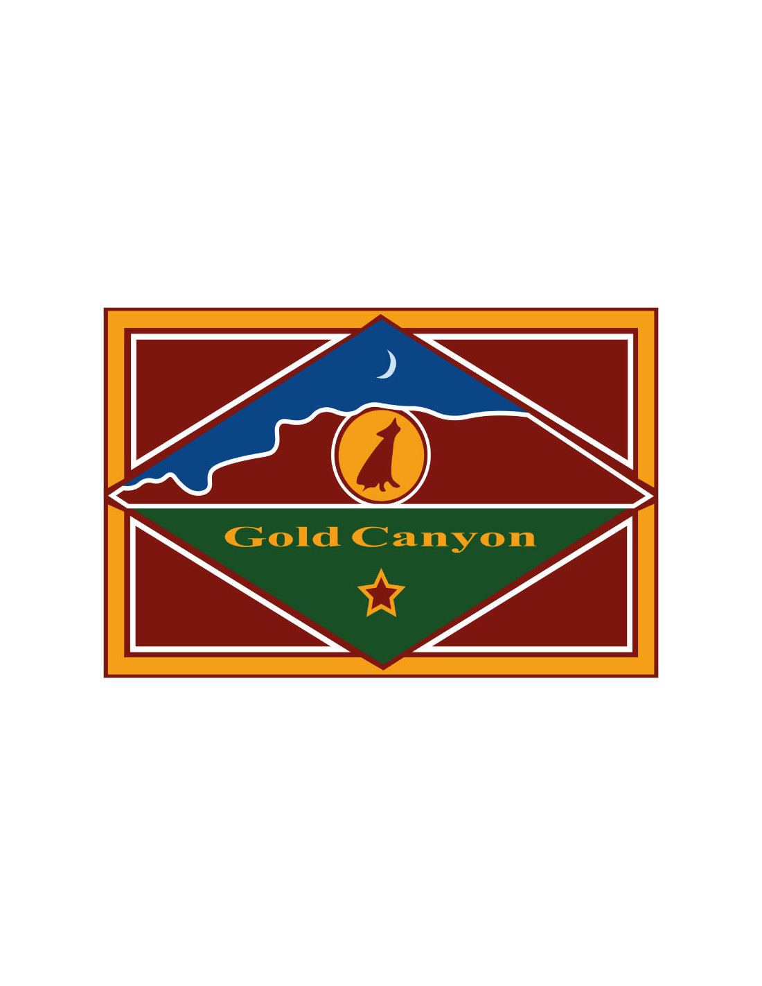 Bandera de Gold Canyon