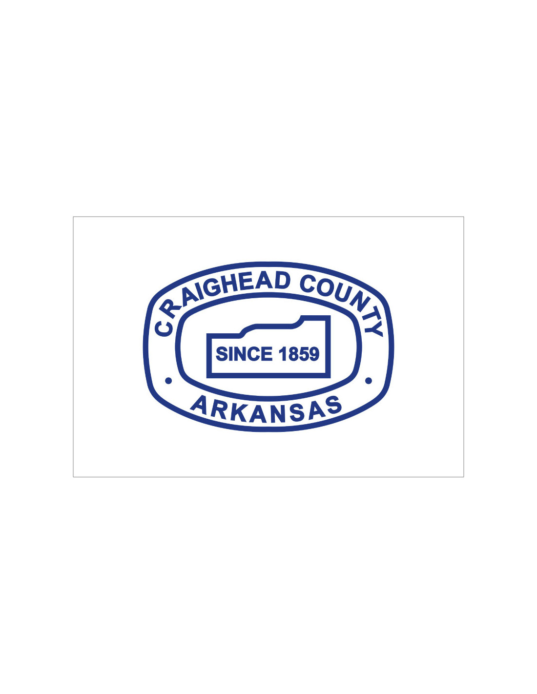 Bandera del Condado de Craighead