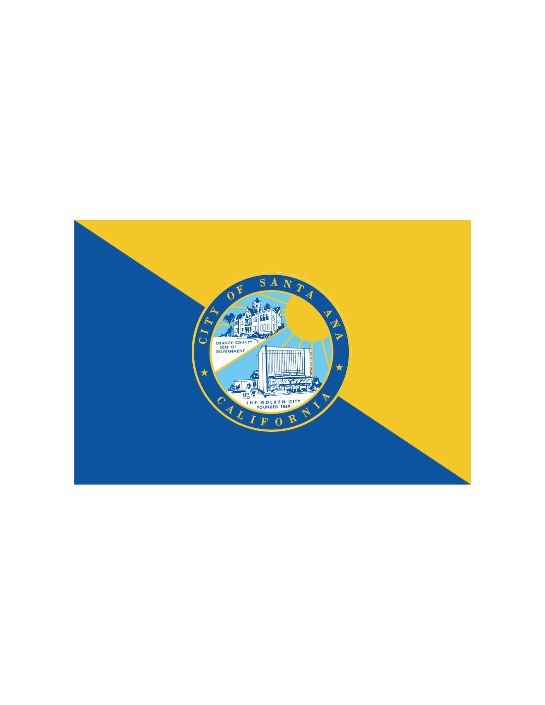 Bandera de Santa Ana