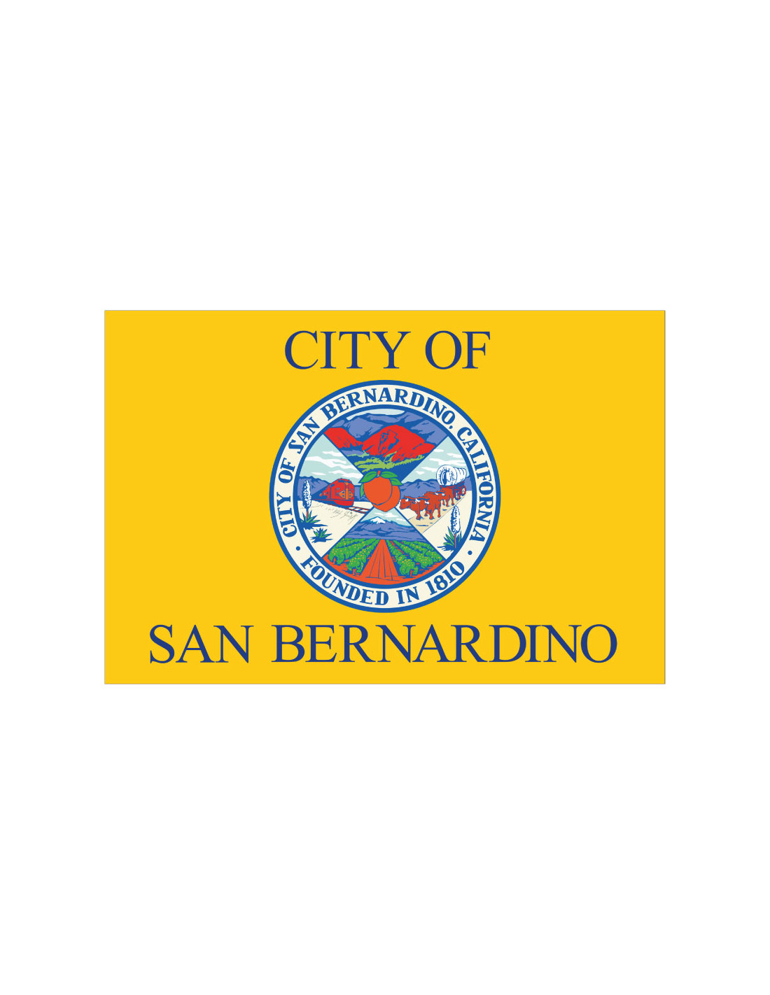 Bandera de San Bernardino