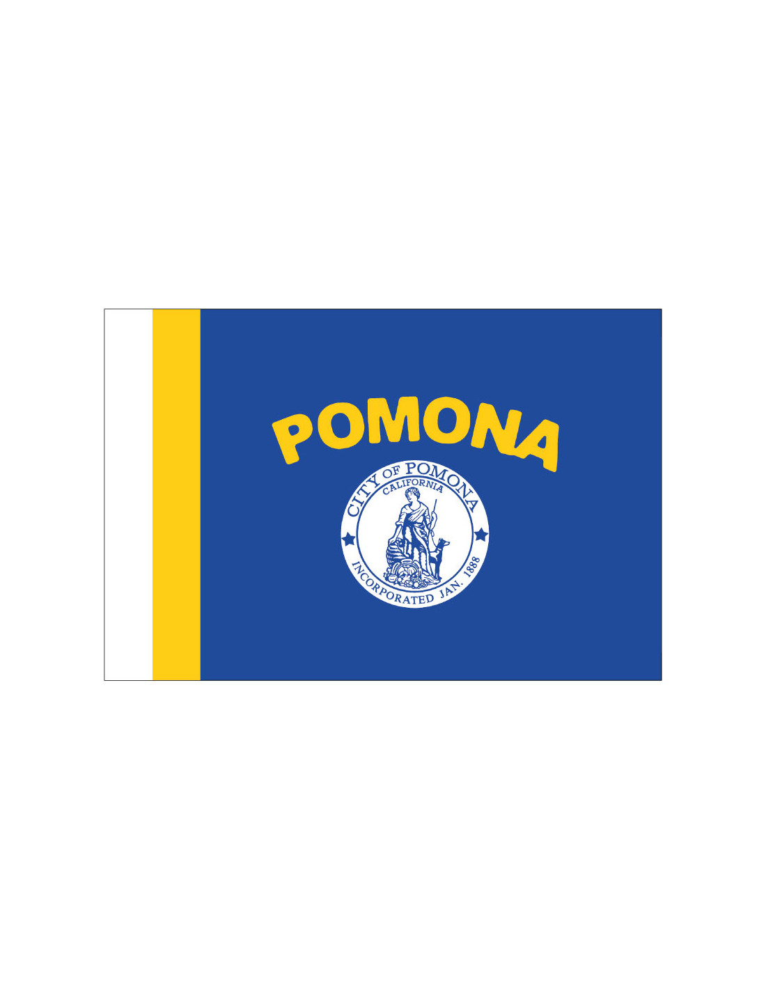 Bandera de Pomona. California