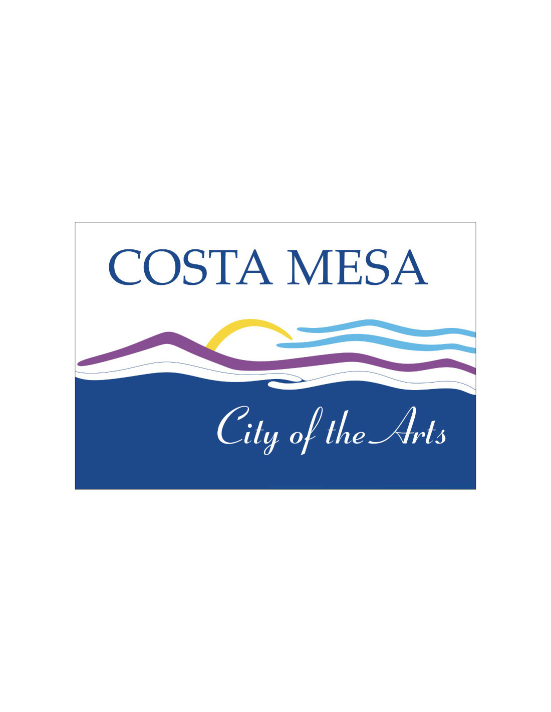 Bandera de Costa Mesa