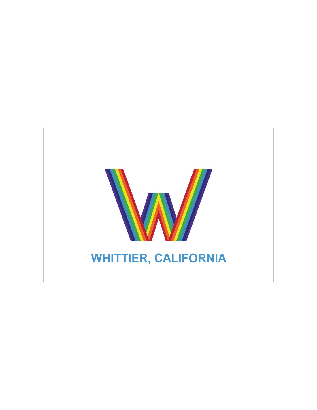 Bandera de Whittier