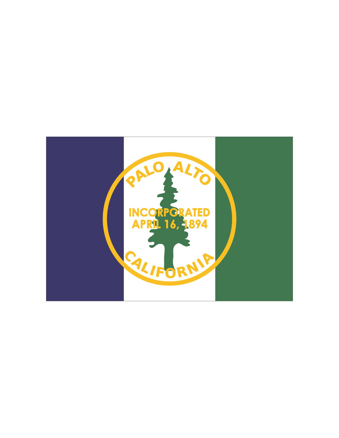 Bandera de Palo Alto