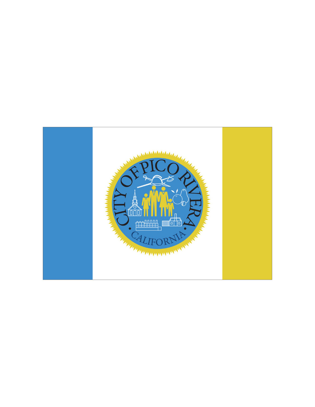 Bandera de Pico Rivera