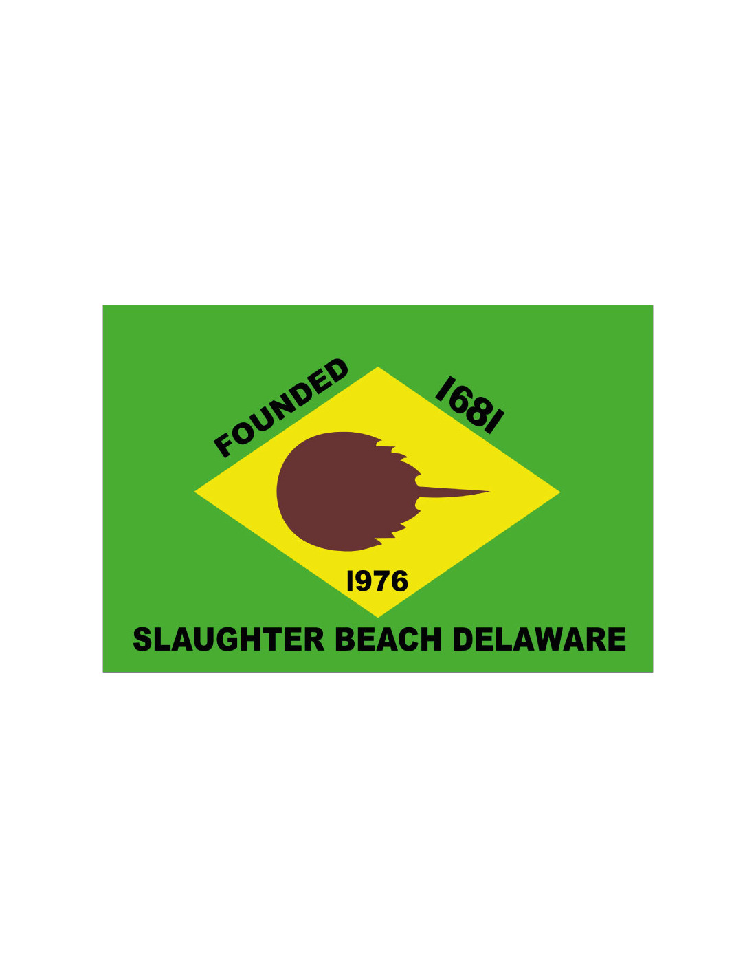 Bandera de Slaughter Beach