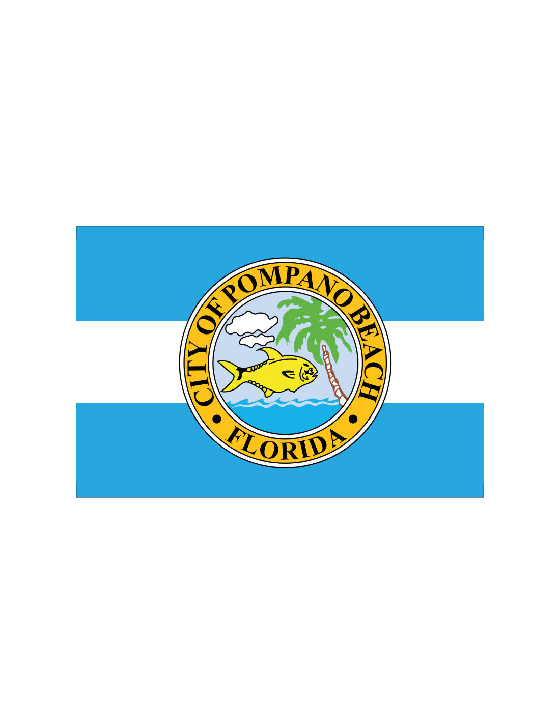 Bandera de Pompano Beach