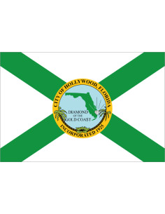 Bandera de Hollywood. Florida