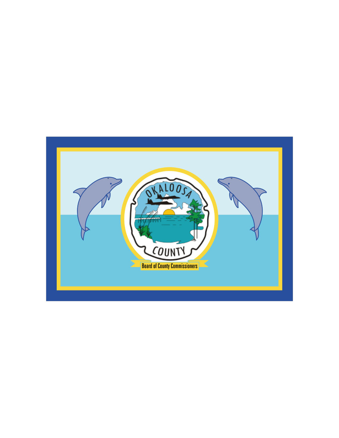 Bandera del Condado de Okaloosa