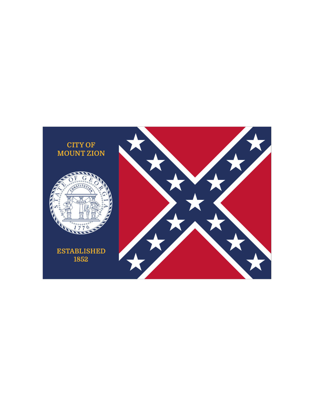 Bandera de Mount Zion