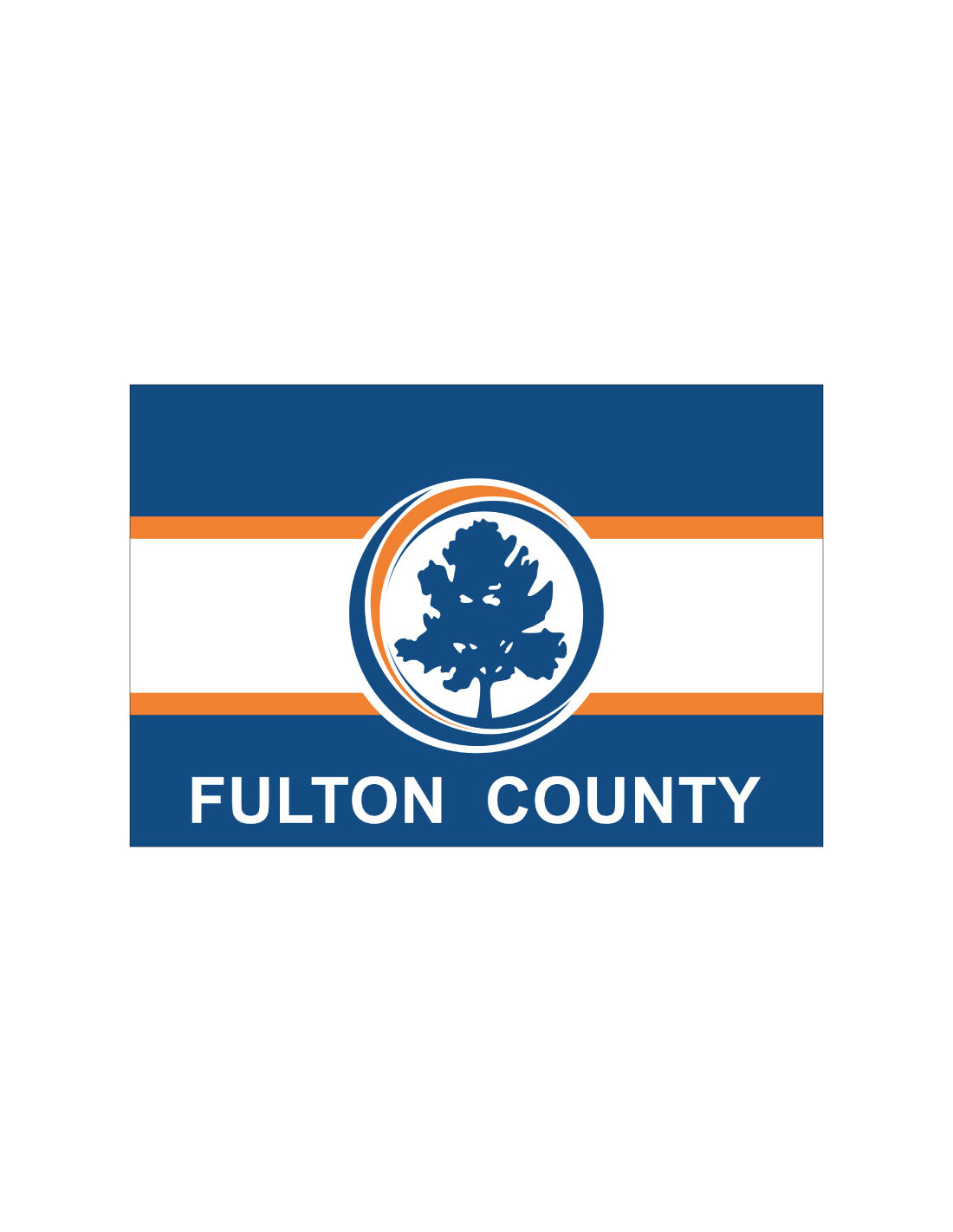 Bandera del Condado de Fulton