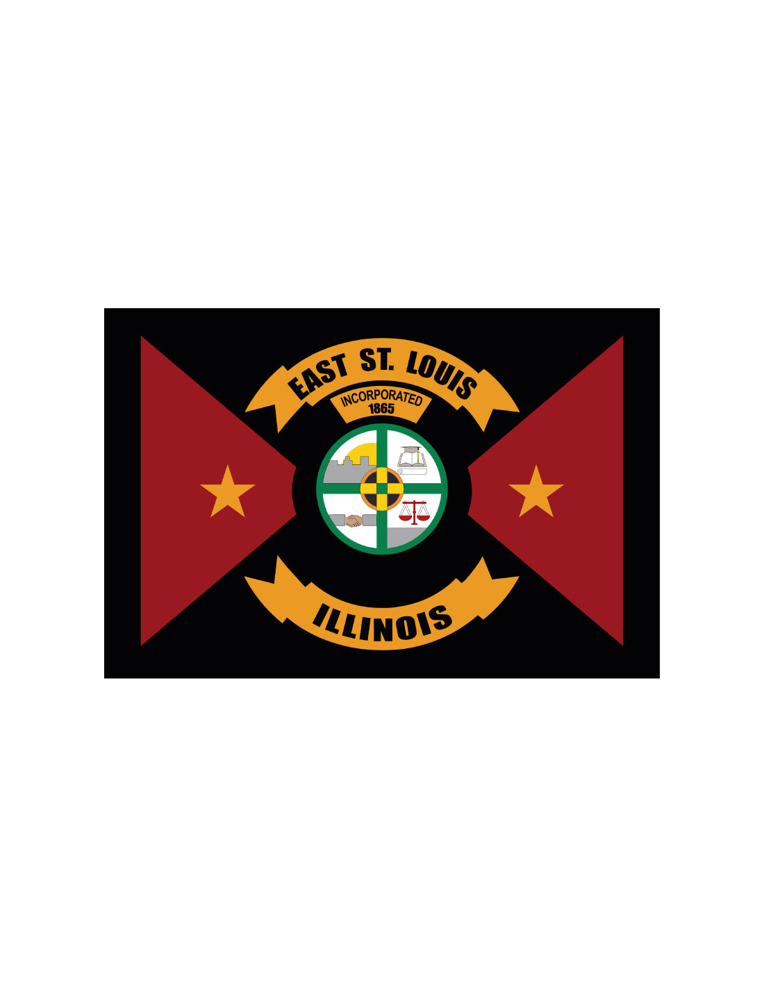 Bandera de East St. Louis