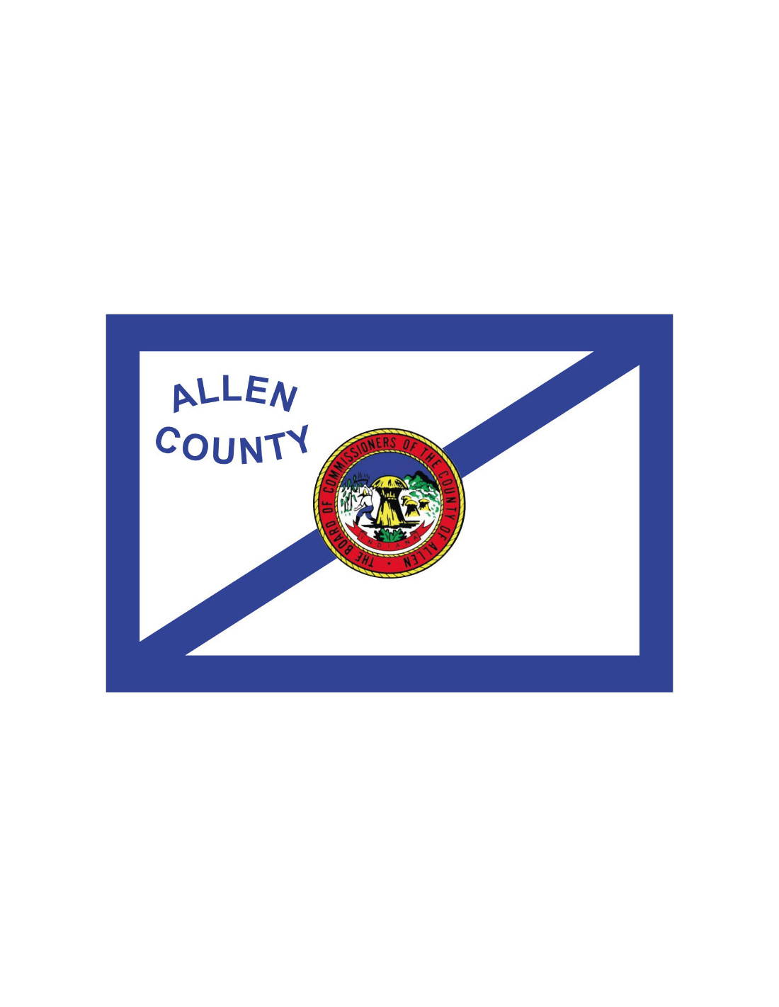 Bandera del Condado de Allen