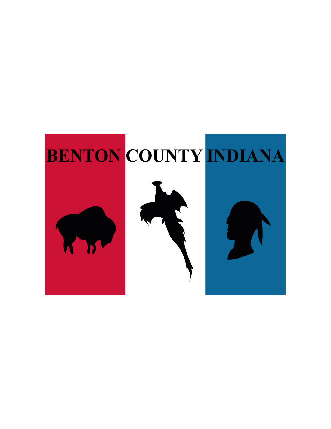 Bandera del Condado de Benton