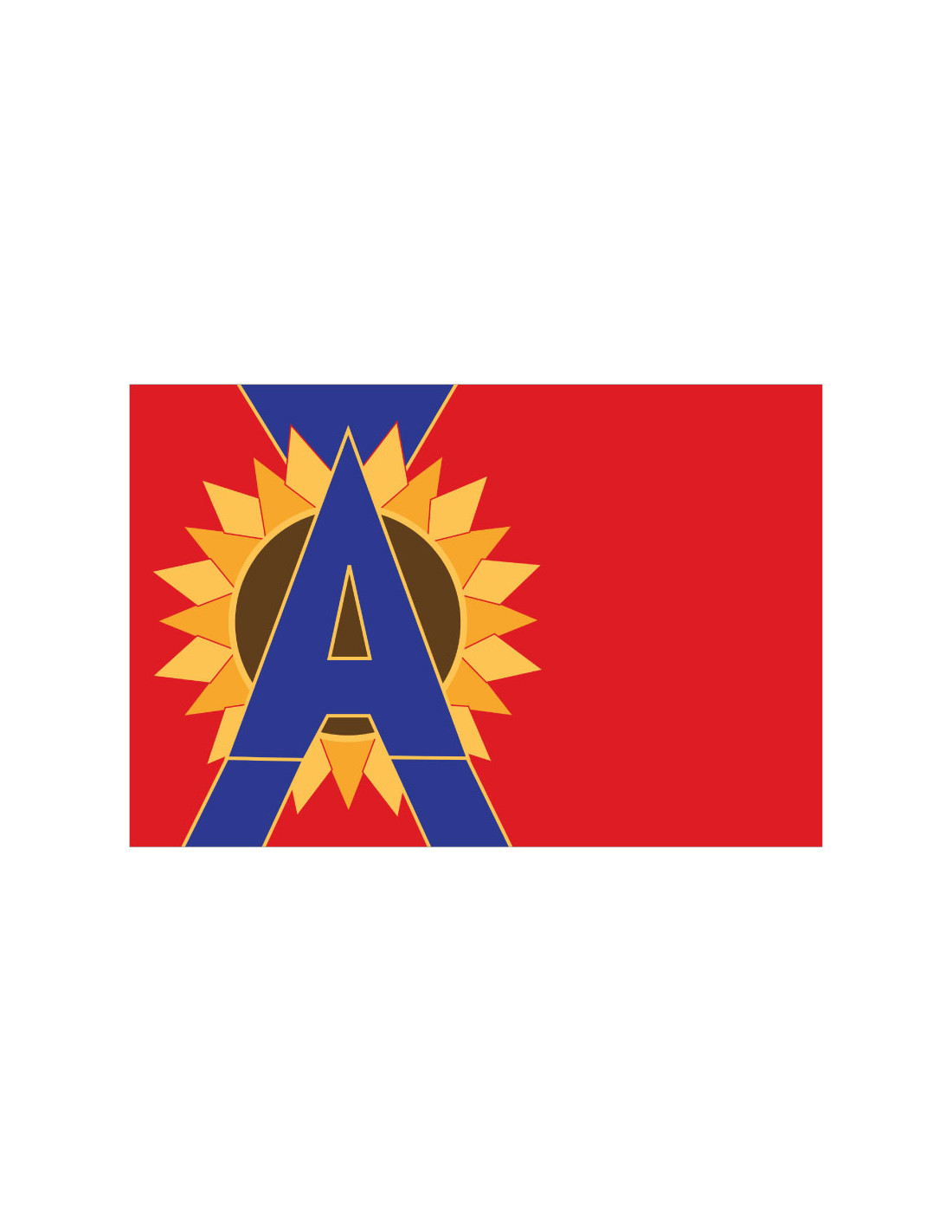 Bandera de Augusta. Kansas