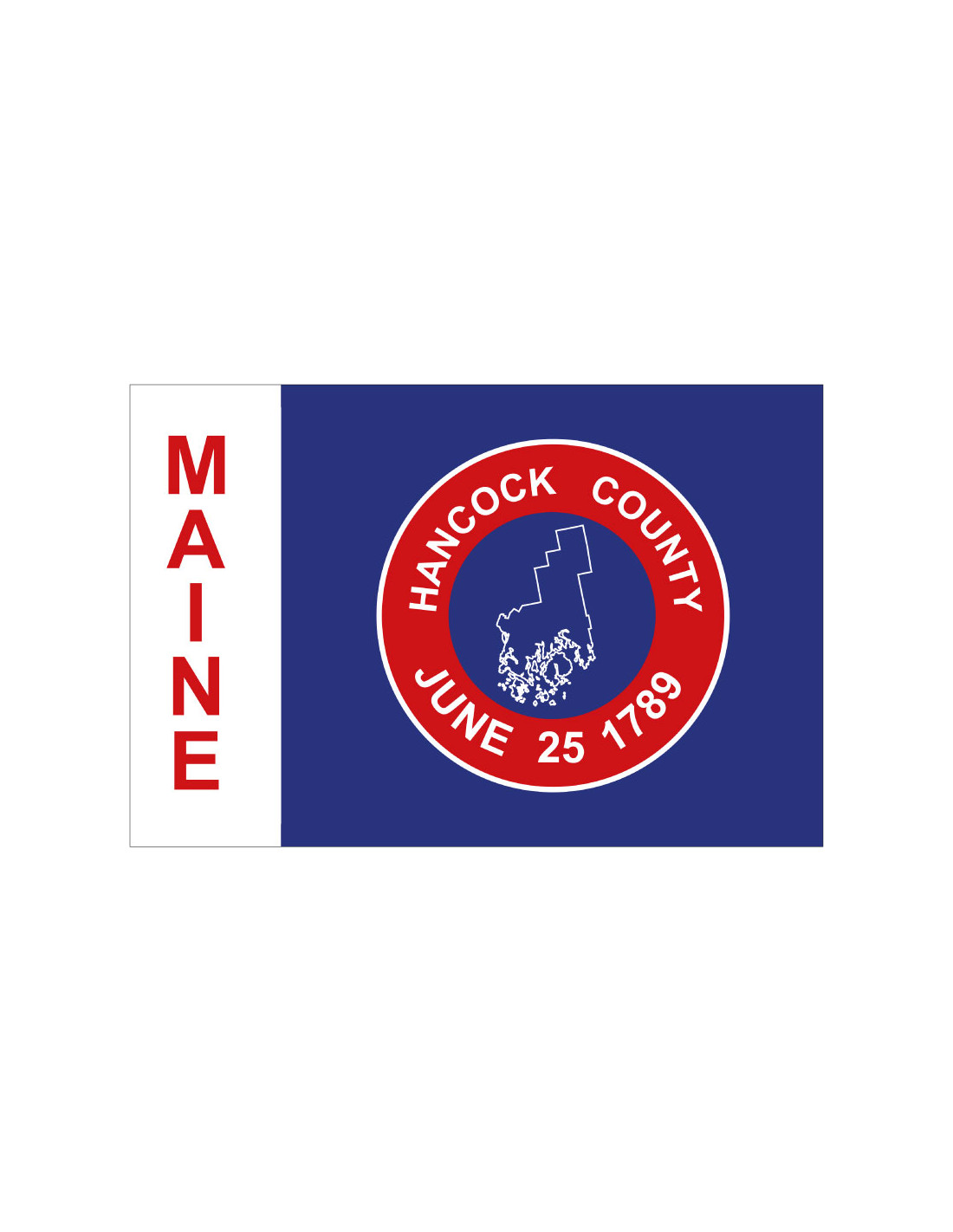 Bandera del Condado de Hancock