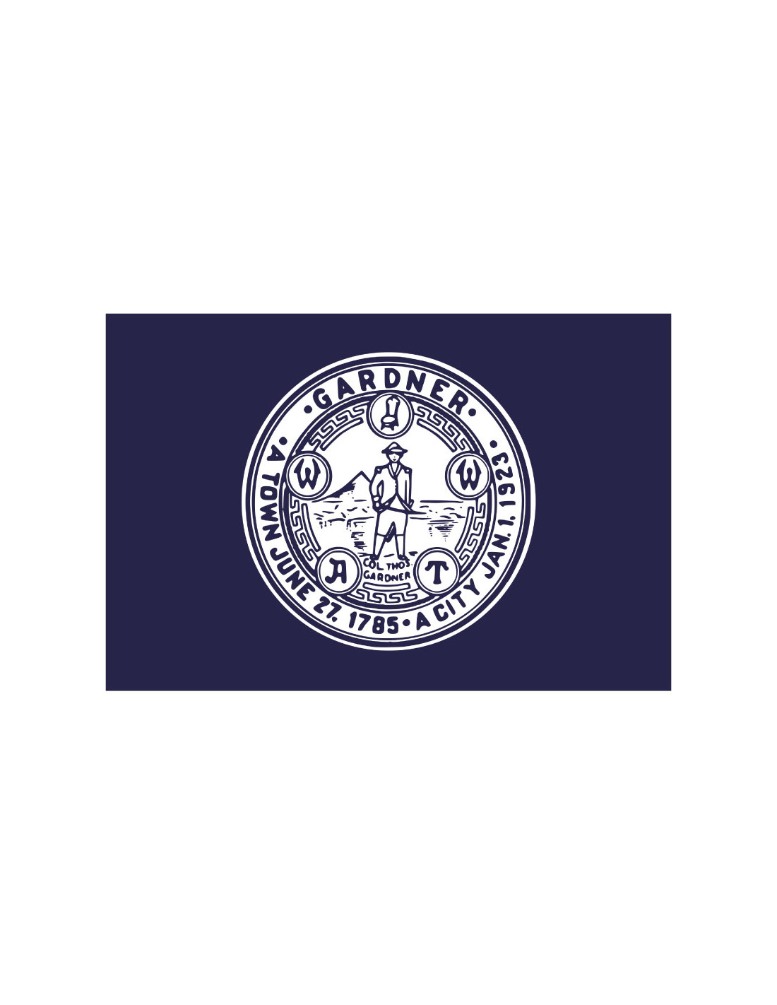 Bandera de Gardner. Massachusetts