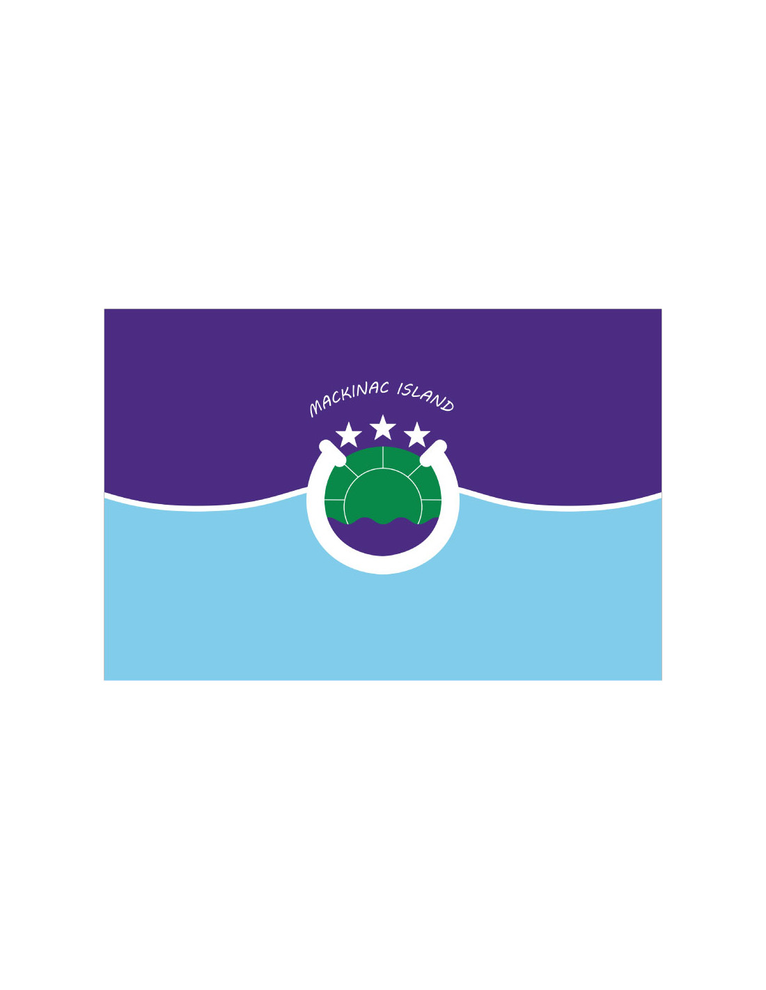 Bandera de Mackinac Island
